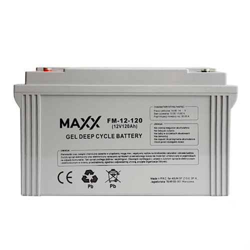 Akumulator Żelowy Maxx 120Ah 12V Maxx