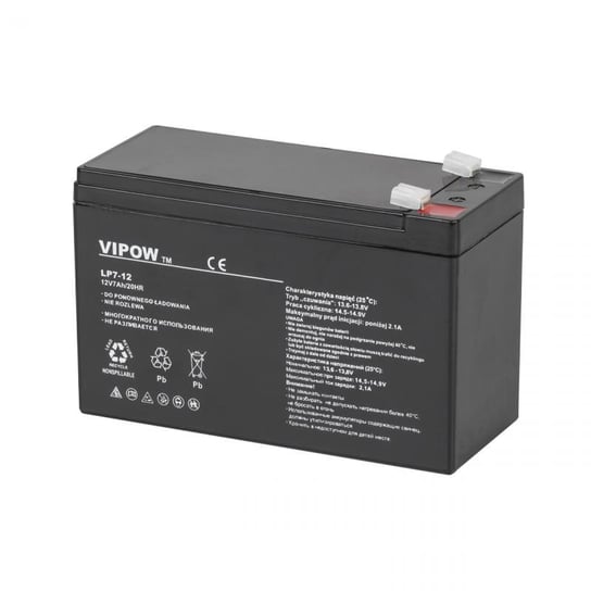 Akumulator żelowy VIPOW 12V 7.0Ah Vipow