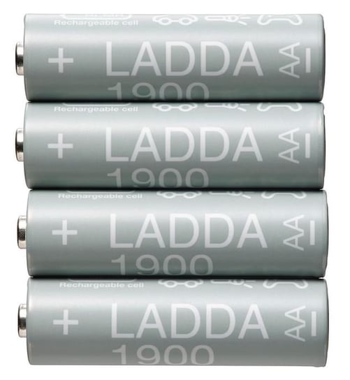 Akumulatorki baterie paluszki IKEA AA 1900mAH 4 szt IKEA
