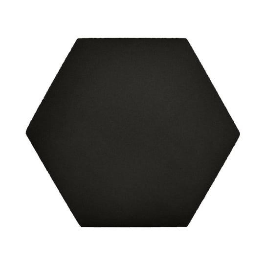 Akustyczne panele ścienne 3d WallMarket, Panel piankowy 3d, Heksagon czarny 32x27,7x4,5 cm WallMarket