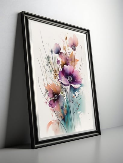 Akwarela Dzikie Kwiaty - 30x40 cm - Bez ramy Harmony Posters