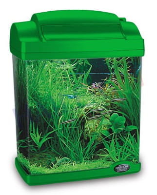 Akwarium akrylowe 4,8l HAILEA FC200 LED zielone + filtr Hailea