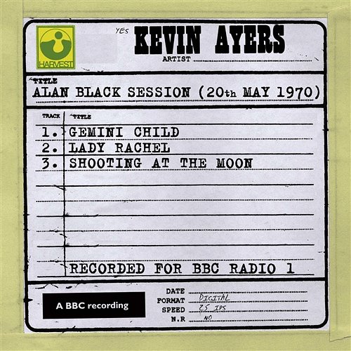 Alan Black Session (20th May 1970) Kevin Ayers