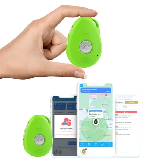 Alarm osobisty Locon Safe Call BS.09 (zielony) + 1M Bezpieczna Rodzina