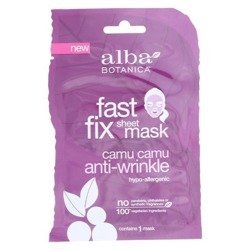 Alba, Fast Sheet Fix Mask, Maska przeciwzmarszczkowa, Camu Camu, 1szt. Alba Botanica