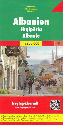 Albania. Mapa 1:200 000 Opracowanie zbiorowe