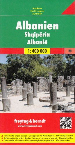 Albania. Mapa 1:400 000 Opracowanie zbiorowe