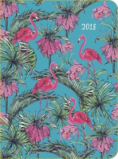 Albi Polska, kalendarz książkowy 2018, format B6, Flamingi ALBI