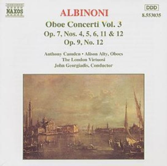 Albinoni: Oboe Concerti. Volume 3 Camden Anthony