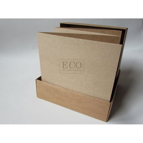 Album harmonijka w pudełku Eco-Scrapbooking - KRAFT 15,5x15,5 Eco-scrapbooking