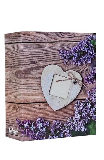 Album kieszeniowy do zdjęć 10x15 cm. wsuwane, 304 zdjęcia FLOWER HEART fioletowy Lotmar