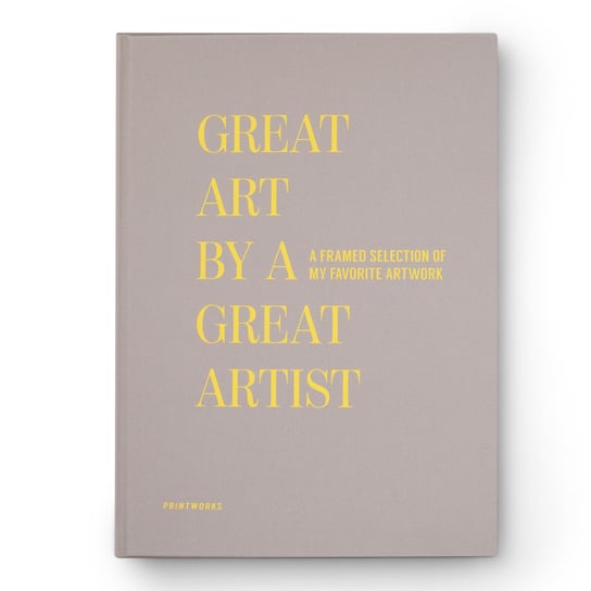 Album na prace plastyczne "Great Art" - beżowy | PRINTWORKS Printworks
