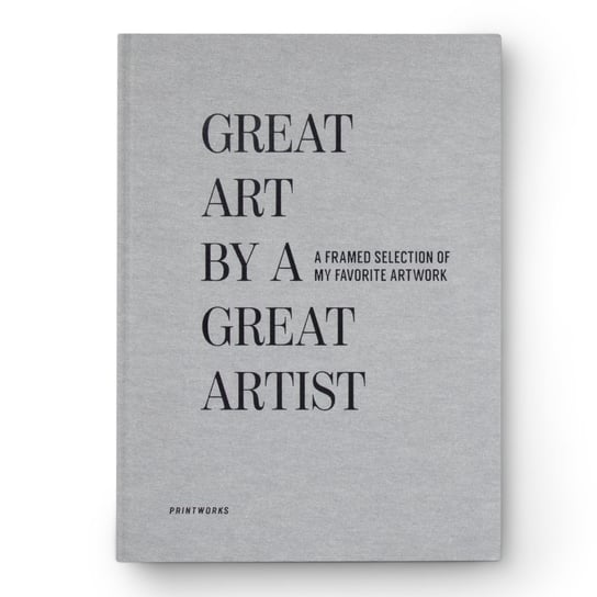Album na prace plastyczne "Great Art" - szary | PRINTWORKS Printworks