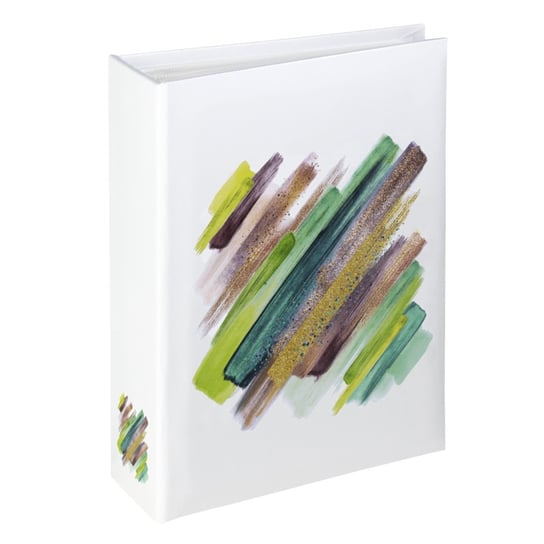 Album na zdjęcia, Brushstroke HAMA, 100 stron, zielony, białe karty, 13x16,5 cm Hama