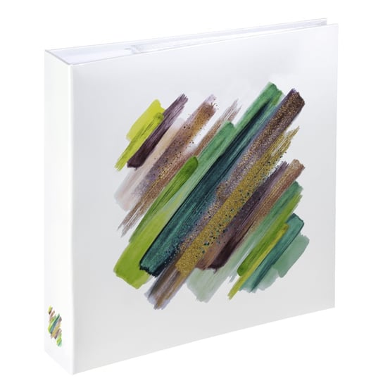 Album na zdjęcia, Brushstroke HAMA, 100 stron, zielony, białe karty, 22x22,5 cm Hama