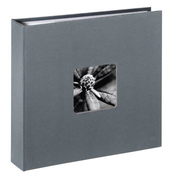 Album na zdjęcia, Fine Art HAMA, 80 stron, szary, białe karty, 22x22,5 cm Hama