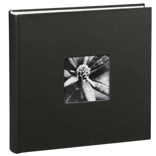 Album na zdjęcia, Jumbo Fine Art HAMA, 100 stron, czarny, białe karty, 30x30 cm Hama