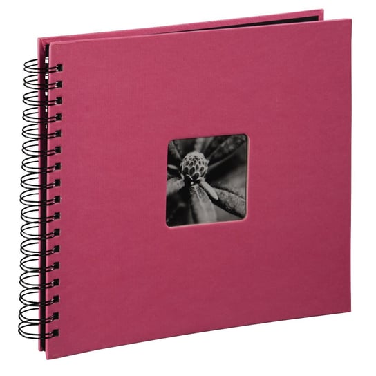 Album na zdjęcia wklejane, Fine Art HAMA, 50 stron, różowy, czarne karty, 28x24 cm Hama