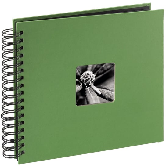 Album na zdjęcia wklejane, Fine Art HAMA, 50 stron, zielony, czarne karty, 28x24 cm Hama