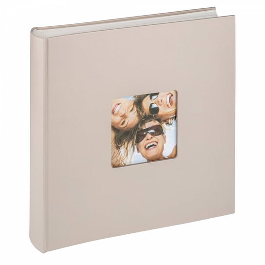 Album na zdjęcia wklejane, Walther Design, 100 stron, białe karty, beżowy, 30x30cm Walther Design
