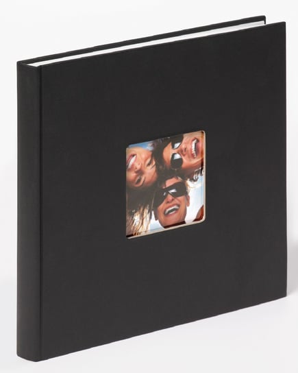 Album na zdjęcia wklejane, Walther Design, 40 stron, białe karty, czarny, 26x25cm Walther Design