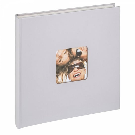 Album na zdjęcia wklejane, Walther Design, 40 stron, białe karty, jasny szary, 26x25cm Walther Design