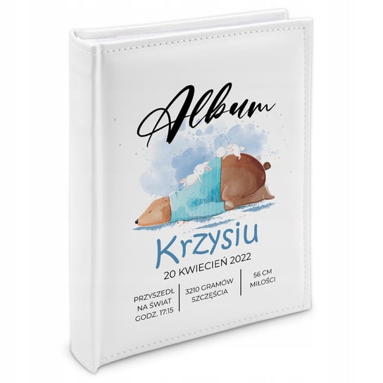 ALBUM PERSONALIZOWANY NA PREZENT CHRZEST EKOSKÓRA Inna marka