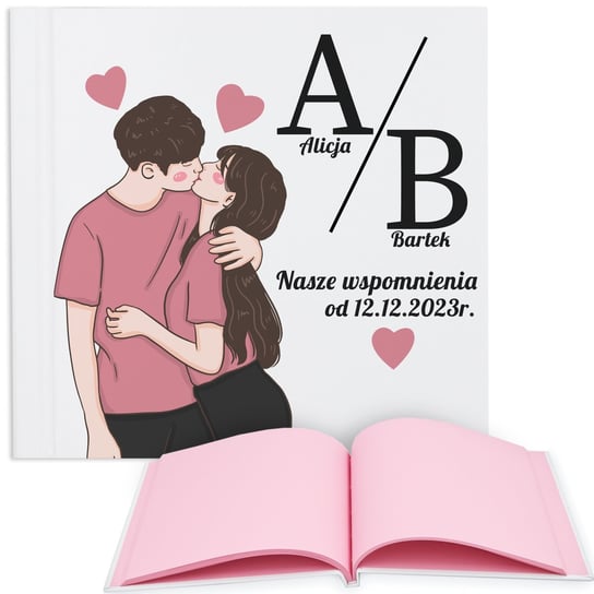Album Wyjątkowy Prezent Na Walentynki Personalizowany Imię Data FunCakes