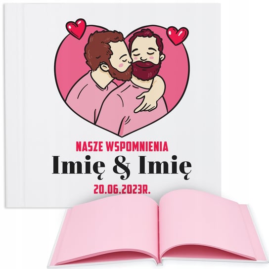 ALBUM WYJĄTKOWY PREZENT WALENTYNKI PERSONALIZOWANY IMIĘ NASZE WSPOMNIENIA Inna marka