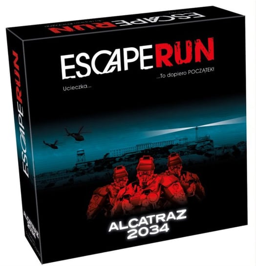 Alcatraz 2034 EscapeRun gra planszowa Tactic Games Tactic Games