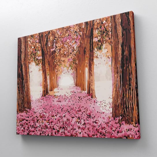 Aleja różowych liści - Malowanie po numerach 50x40 cm ArtOnly