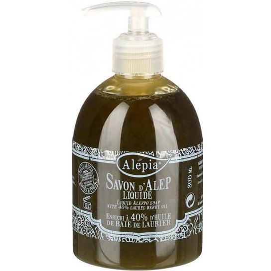 Alepia, mydło alep w płynie z pompką 40% oleju laurowego, 500 ml Alepia