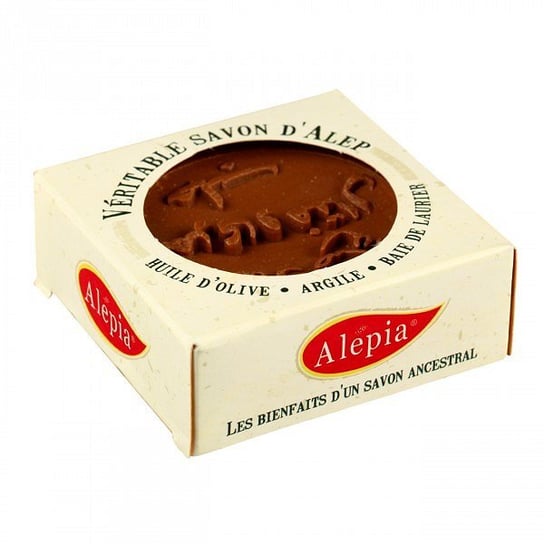 Alepia, mydło alep z czerwoną glinką, 125 g Alepia