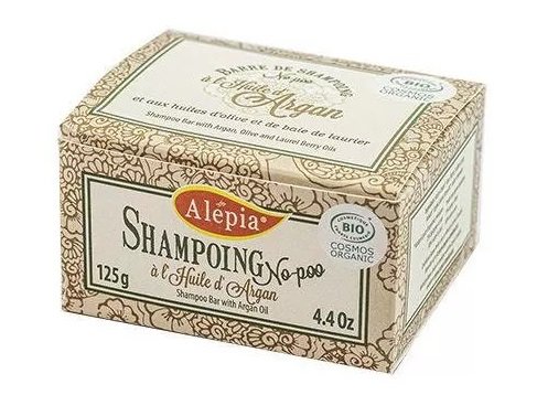 Alepia, szampon w kostce z olejem arganowym, 125 g Alepia