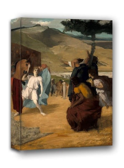 Alexander and Bucephalus, Edgar Degas - obraz na płótnie 20x30 cm Galeria Plakatu