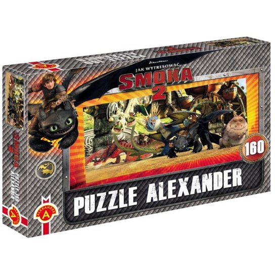 Alexander, puzzle, Jak wytresować smoka 2, 160 el. Alexander