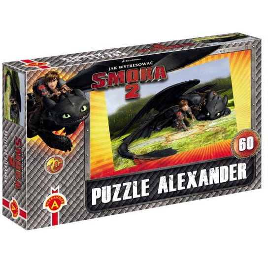 Alexander, puzzle, Jak wytresować smoka 2, 60 el. Alexander