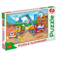 Alexander, puzzle maxi Maszyny budowlane Alexander