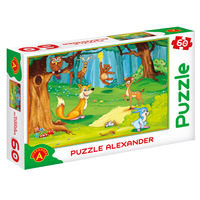 Alexander, puzzle, W lesie, 60 el. Alexander