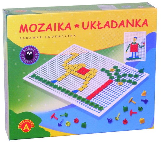 Alexander, zabawka edukacyjna Mozaika i układanka w pudełku Alexander