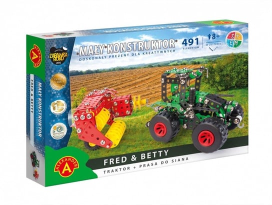 Alexander, zestaw konstrukcyjny Mały Konstruktor Maszyn Rolnych - Fred & Betty Alexander