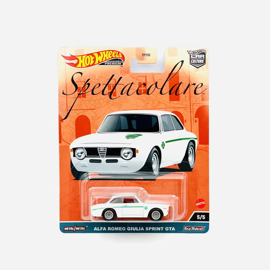 Hot Wheels Alfa Romeo Giulia Ti Super HYW40 Compact Kings 7/10 Korte Card rood Startnummer 35 Momo Alfa licentie Mattel 2025 1:64