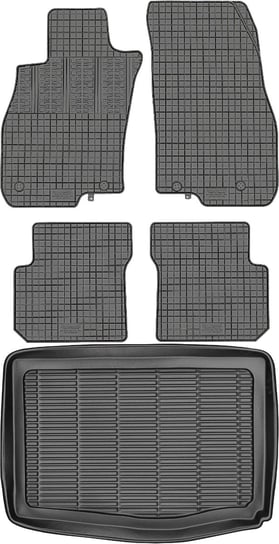 Alfa Romeo Mito Hatchback od 2008-2018r. Bagażnik MAX-DYWANIK 910001 + Dywaniki CIKCAR ALF00001 Max-Dywanik