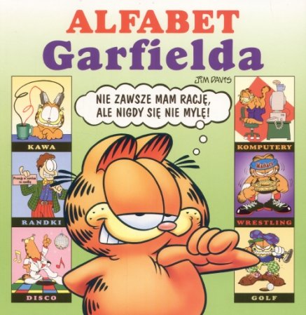 Alfabet Garfielda. Garfield Davis Jim