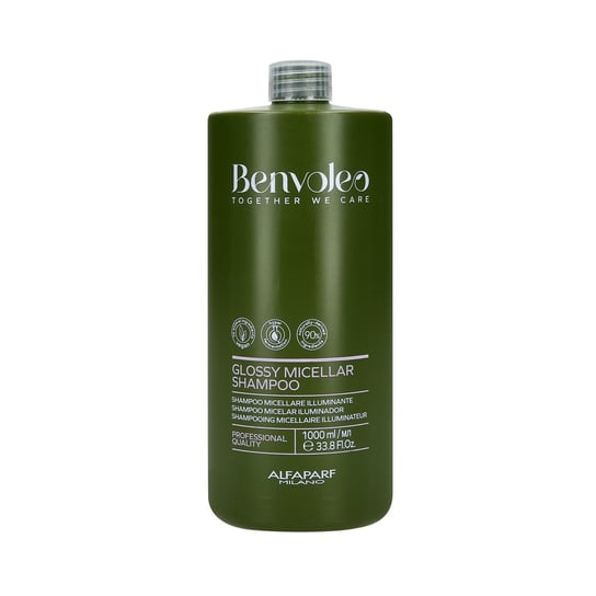 Alfaparf Milano Benvoleo Glossy Micellar Shampoo, Micelarny Szampon Nabłyszczający, 1000ml Alfaparf