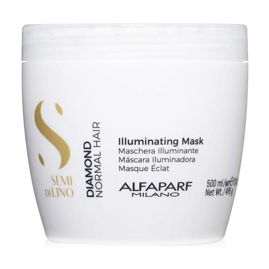 Alfaparf, Semi Di Lino Diamond Illuminating, rozświetlająca maska do włosów, 500 ml Alfaparf
