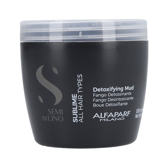 ALFAPARF, SEMI DI LINO, SUBLIME Detoksykująca maska błotna do włosów, 500 ml Alfaparf