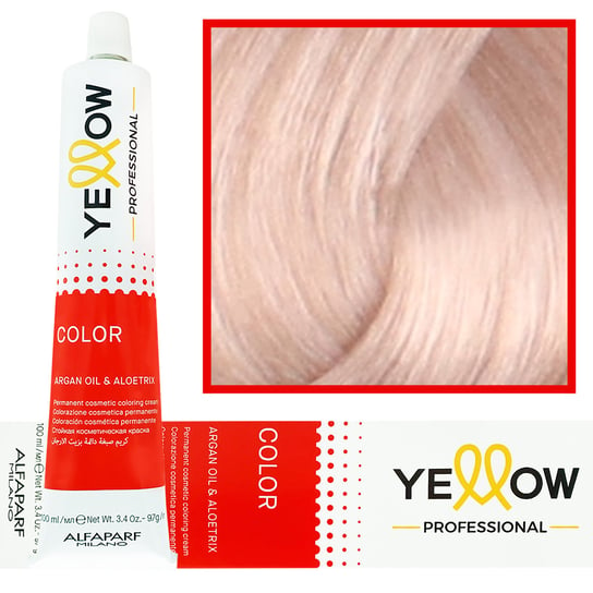 Alfaparf Yellow 100ml Farba do włosów, 9,2 Bardzo Jasny Fioletowy Blond Alfaparf