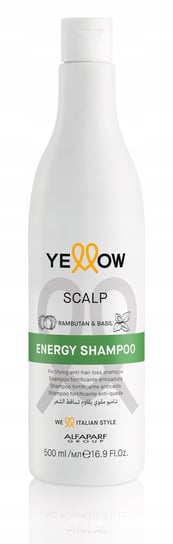 Alfaparf, Yellow Scalp Energy Shampoo Szampon Przeciw Wypadaniu Włosów, 500ml Alfaparf