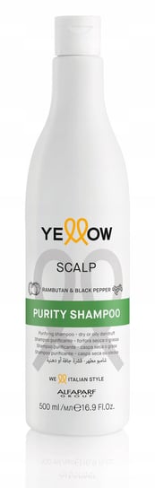 Alfaparf, Yellow Scalp Purity Shampoo Szampon Przeciwłupieżowy, 500ml Alfaparf